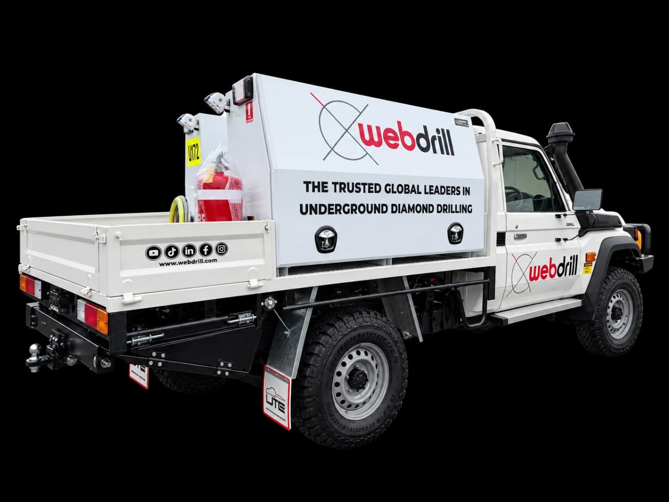 Webdrill Commercial Fleet Vehicle Branding and Livery